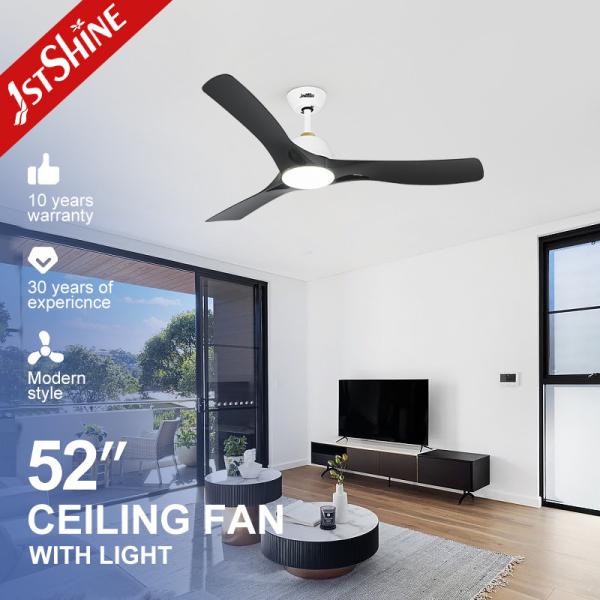 Living Room LED Ceiling Fan with Plastic Blades and REACH Certificate by