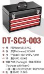 0.5mm Thickness SPCC Heavy Duty Tool Box Trolley 3 Drawers Tool Cabinet