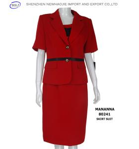Wholesale Wholesale Suits Short-Sleeve 3 Piece Suit Red Dress Suits from china suppliers
