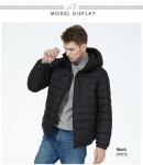 Size 46 - 54 Man Sping Autumn Coat Dark Blue Winter Coat For Customer Requiremen
