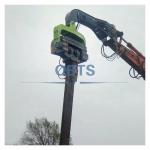 Excavator Mounted Hydraulic Pile Driver Hydraulic Vibro Hammer Sheet Pile