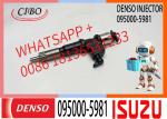 High Quality Common Rail Injector 8-97603099-1 095000-5981 095000-5982 095000