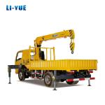 Construction Machinery Mini 4 Ton Straight Boom Truck Mounted Crane