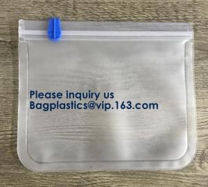 China Seal Reusable PEVA Storage Bags ideal For Food Snacks, Lunch Sandwiches, Makeup,Customized Printing Peva Plastic Materia on sale