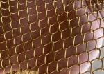 Customized 1.2MM Wire Chain Link Screen Curtain In Restaurants Cafes