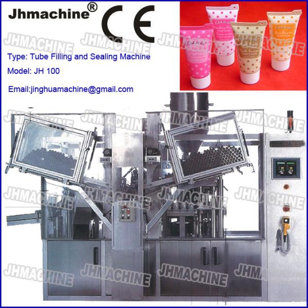 High Speed Automatic Tube Filling and Sealing Machine For Cosmetic Products