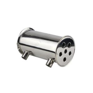 Wholesale Cylindrical Head Code Stainless Steel 304 316 Tri Clamp Dephlegmator Reflux Condenser from china suppliers