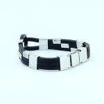 Factory Direct Stainless Steel High Quality Silicone Bracelet Bangle LBI12