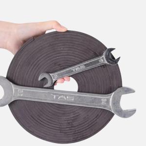 Wholesale Black Roll Flexible Magnetic Material For Magnetic Whiteboard Eraser Laminated With PVC/Paper from china suppliers