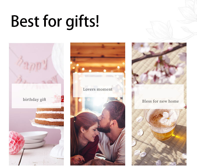 Non Toxic Natural Material Highly Scented Candles