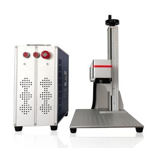 Wholesale Portable 30w Raycus color fiber laser marking machine for metal from china suppliers