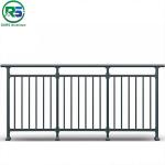 Pre Assembled Contemporary Aluminum Decorative Security Fencing Flat Top
