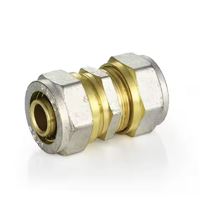 Polished Brass Compression Fittings with Chrome Plated Handle Plumbing Material Brass Compression Socket Pex Fittings