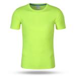 Custom 200gsm Athletic Regular Fit Quick Dry Tee 100% Polyester