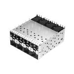 LP24BC01201 SFP+ 2x4 Cage Connector Press-Fit With Inner Light Pipe