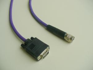Wholesale Round Wire Male Hirose Cable HRS 12 Pin Female To D - Sub 15 Pin 0.3m - 25m from china suppliers