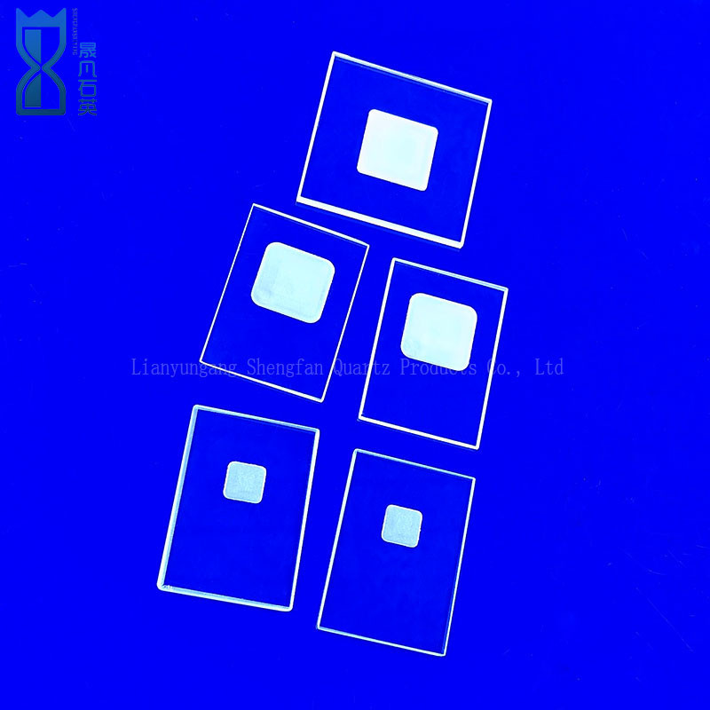 100mm*2mm XRD Sample Tank Microbial Quartz Glass Slides for Lab