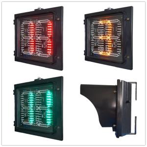 Wholesale Square Flip Door Detachable Aspect 300MM 1-Aspect 3-In-1 RYG Timer Road Traffic Light from china suppliers