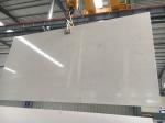 White Quartz Solid Stone Countertops For Kitchen 2.5 G / Cm3 Bulk Density