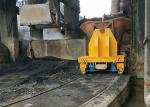 60t Turkey foundry plant battery flat steel scrap transfer car on curving rails