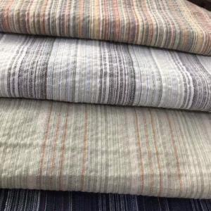 Wholesale Stonewashed 80gsm-150gsm Check And Stripe Fabrics Yarn Dyed Linen For Clothing from china suppliers