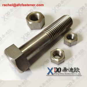 Wholesale 904L hex bolt full thread din1.4539 uranus B6 uns n08904 from china suppliers