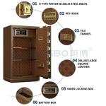 H1000mm Solid Steel Electronic lock Luxury Office Safe Box For Security YB/N7