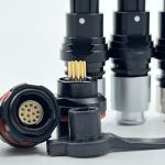 Fischer Cable Circular Push Pull Connectors IP68 Waterproof For MIL Military