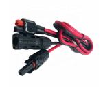 10AWG Mc4 Cable General Weathering Resistant Panel Mount Mc4 Connector