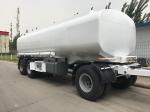 Three Axles Fuel Tanker Full Heavy Duty Semi Trailers Mechanical Suspension