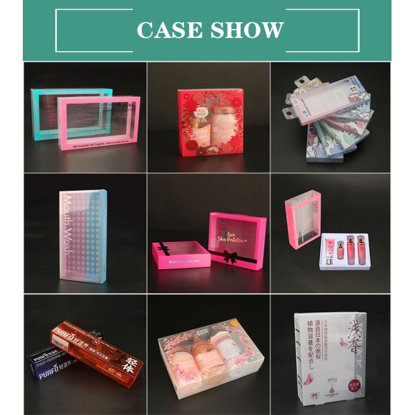Oem Acetate Box Clear Custom Colorful Printing RPET Box