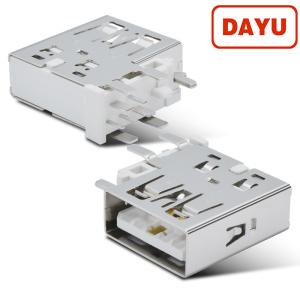 Wholesale SMT 90 Angle Mini USB Connector , Usb 2.0 Female Connector Solder Type from china suppliers