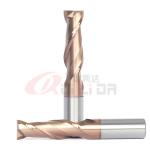 1/4" 1/2" 2 Flute Carbide End Mill 12mm Slot End Mill Cutter With Edge Radius