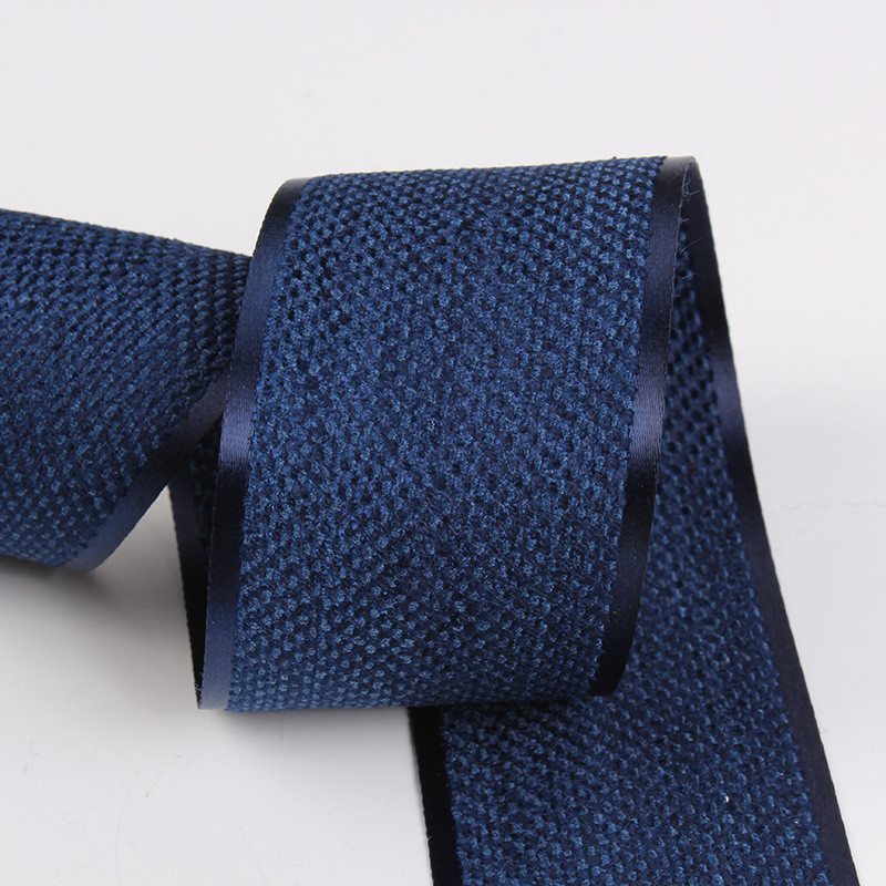 Korea Polyester Cotton Velvet Ribbon 10mm-40mm Green Velvet Wired Ribbon