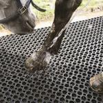 Drainable Rubber Honeycomb Mat Anti Slip Rubber Mats For Horse Solariums And