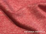 Cationic Knitted Jersey Yoga Wear Fabric Heather Grey Colors Polyester Spandex