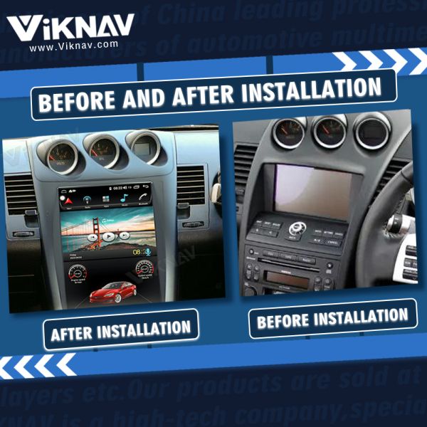 Aftermarket Car Aftermarket Auto Radios System For Nissan 350Z Z33 2002-2007 Stereo