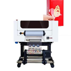 Wholesale 300mm UV printer with 2*F1080 printheads support CMYK+W+V Bright and colorful from china suppliers