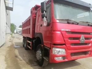 Wholesale 6X4 HOWO 16 20 Cubicmeter 10 Wheel Diesel Engine Mining Dump Truck Tipper Truck in Red from china suppliers