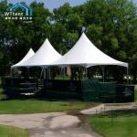 Removeable Aluminum Spring Top Marquee UV Resistant Garden Use