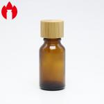 18mm Bamboo Plastic Screw Top Cap With Plastic Stopper