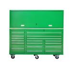 Powder Coat Steel Portable 16 Drawers Rolling Tool Chest with Stainless