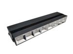 SMD3030 30W Linear Track Lighting , 180 Degree 3000K Black Adjustable Spotlight