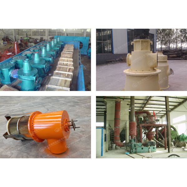 High Efficient Powder Screening Equipment / Powder Spiral Classifier With Micronizer