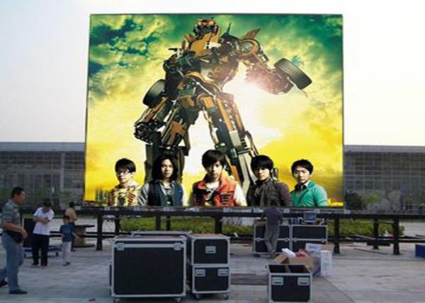 High Contrast Outdoor Led Video Wall Football Field Front Maintain SMD2121 P3.91