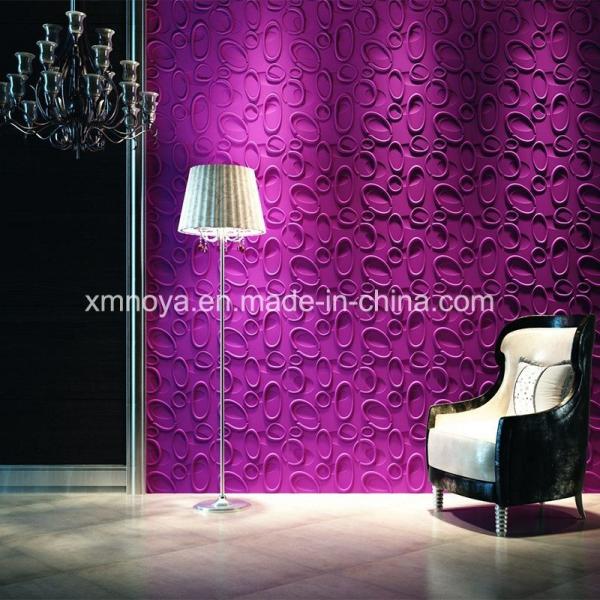 3D PVC Wall Panel for Interior Decoration in Photo Studio Customized 500mmx500mm