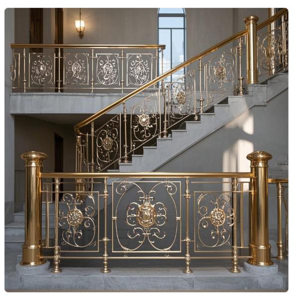 Non Slip Finish Metal Modern Stair Balusters Rust Resistance For Both Indoor