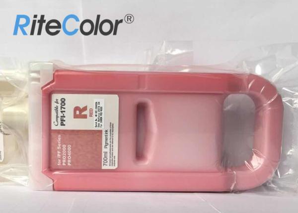 Cartridge 700ML Wide Format Inks PFI 1700 Inks 12 Colors For Canon PRO4000 /