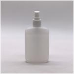 120ml HDPE Flat Square Cosmetic Bottle with Custom Color and Spiral Flip-Over
