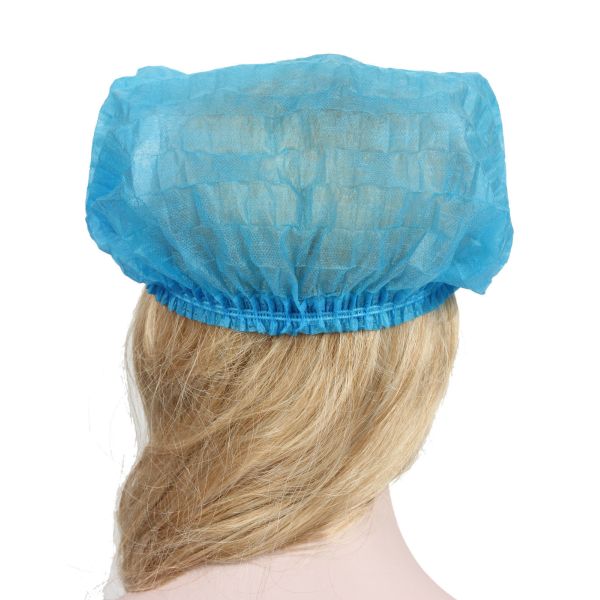 Fresh 50 Pieces Disposable Nonwoven Clip Caps Hairnets Head Cover 21" With 6 Colors